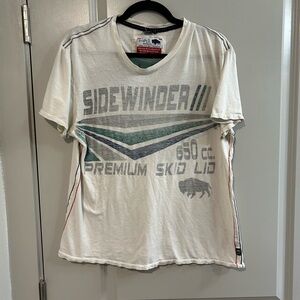 Buffalo David Bitton Cream T-Shirt